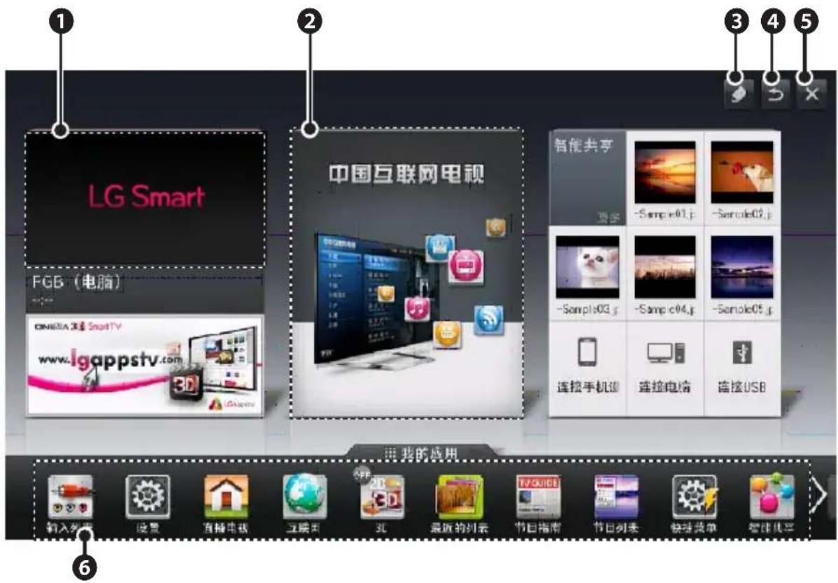 LG Smart FGB（电脑） CINEMA 3D SmartTV www.igappstv.com 3D 中国互联网电视 智能共享 更多 -Sample01.j -Sample02.j -Sample03.j -Sample04.j -Sample05.j 连接手机锁 连接电话 隐藏USB 我的应用 输入列表 设置 直播电视 网络页 孔 最近的列表 节日指南 节日列表 快捷菜单 智能化享