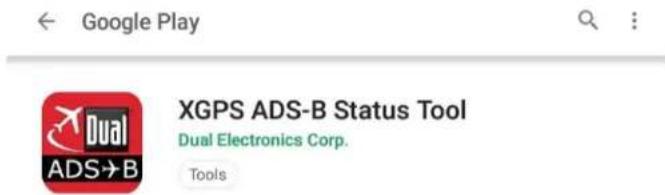 Google Play XGPS ADS-B Status Tool Dual Electronics Corp. Tools