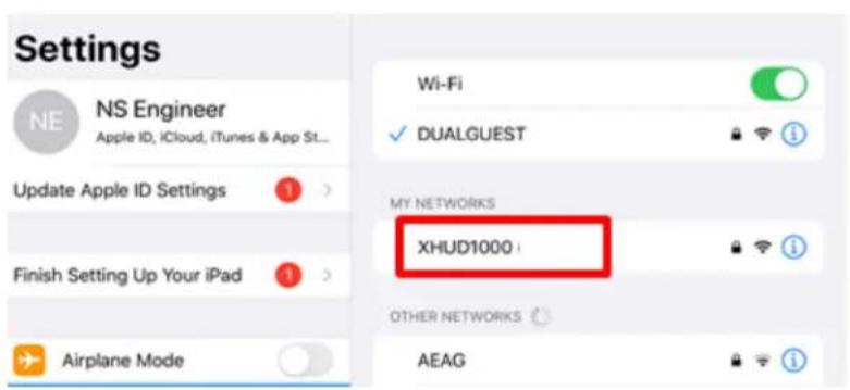 Settings NE NS Engineer Apple ID, iCloud, iTunes & App St... Update Apple ID Settings Finish Setting Up Your iPad Airplane Mode Wi-Fi ✓ DUALGUEST MY NETWORKS XHUD1000 OTHER NETWORKS AEAG