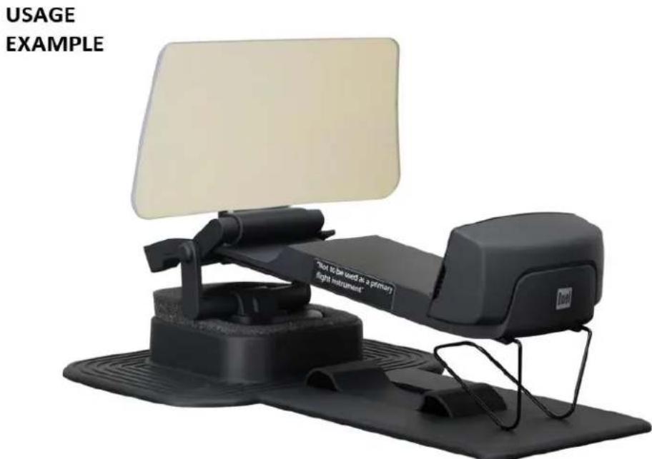 USAGE EXAMPLE "Not to be used as a primary light instrument"