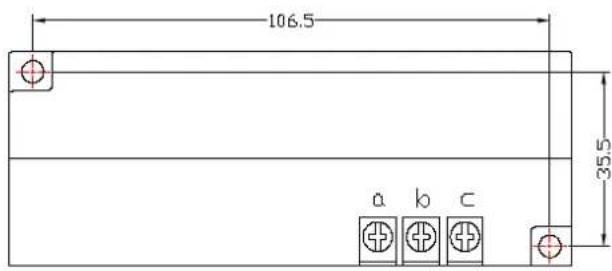106.5 35.5 a b c