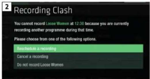 Recording Clash You cannot record Loose Women at 12:30 because you are currently recording another programme during that time. Please choose from one of the following options. Reschedule a recording Cancel a recording Do not record Loose Women