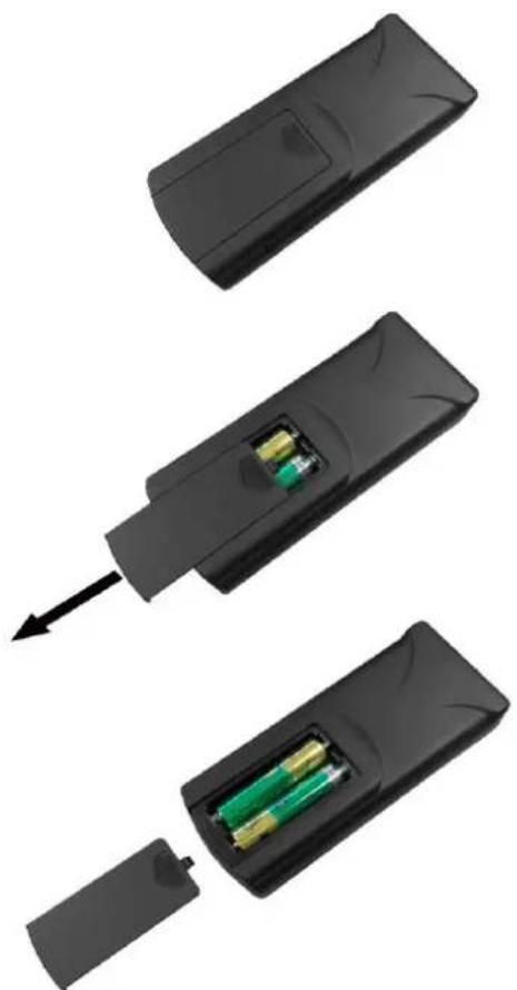 Allsee PF22HD6 - Replacing the Remote Control Battery - 1