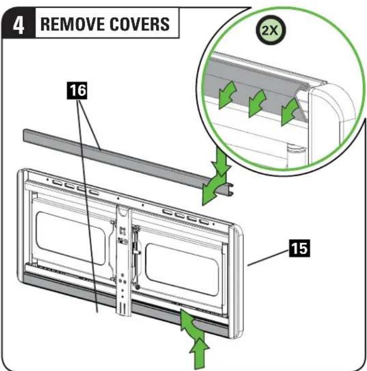 4 REMOVE COVERS 16 2X 15