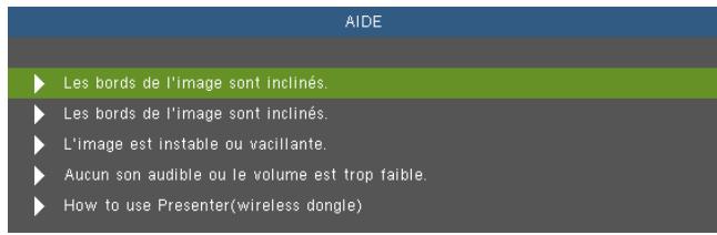 OPTOMA W316 - Commandes Utilisateur - 3