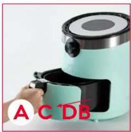 Dash Aircrisp Pro Digital DMAF360GBAQ02 - SETTING UP YOUR AIR FRYER SETTING UP YOUR AIR FRYER - 1