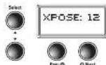Kurzweil CGP220 - Split Octave Transposition - 1