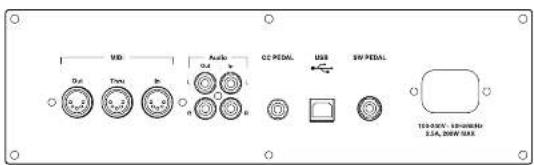 VDD Audio CD-PEDAL USB 3W-PEDAL Out Time In Out In 10A-DCV: 200MHz 2.5A, 200W MAX