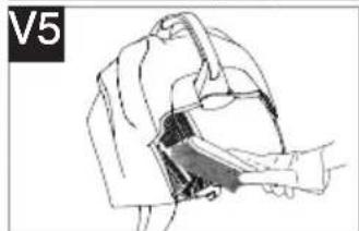 FLYMO Ultra Glide - Storing the lawnmower - 5