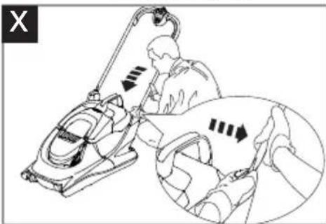 FLYMO Ultra Glide - Storing the lawnmower - 10