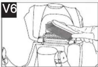 FLYMO Ultra Glide - Storing the lawnmower - 6