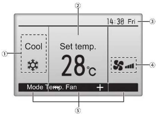 MITSUBISHI PEA-M100GAA - Display - 2