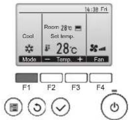 MITSUBISHI PEA-M100GAA - Mode select - 1