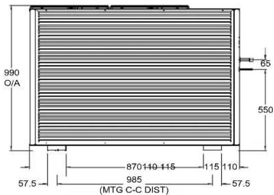 990 O/A 65 550 870110 115 115 110 985 (MTG C-C DIST) 57.5 57.5