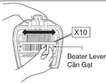 X10 Beater Lever Căn Gạt