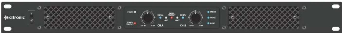 citronic POWER CH.A CH.B U RGUE STUDIO AUDIO