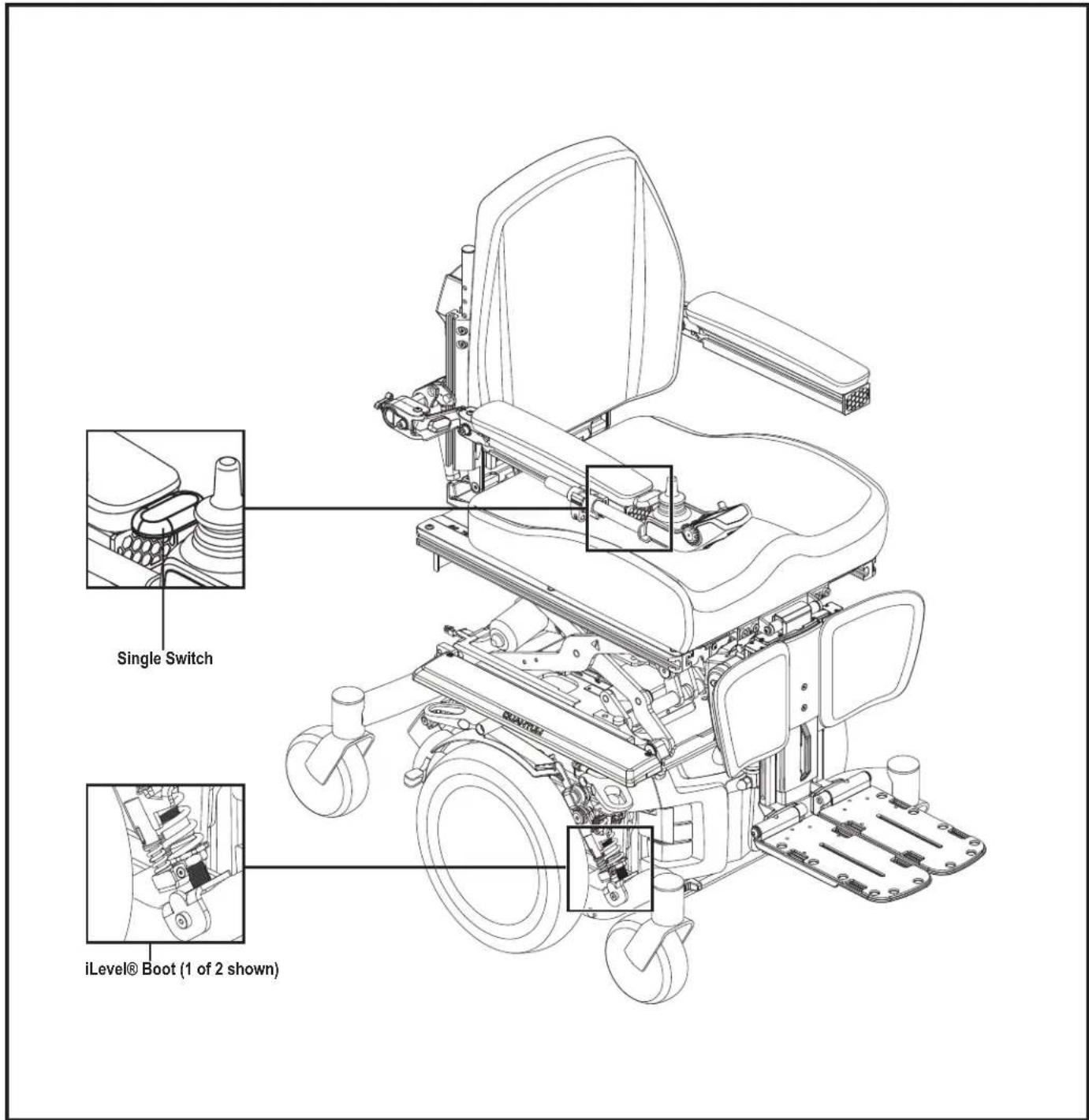 Single Switch iLevel® Boot (1 of 2 shown)