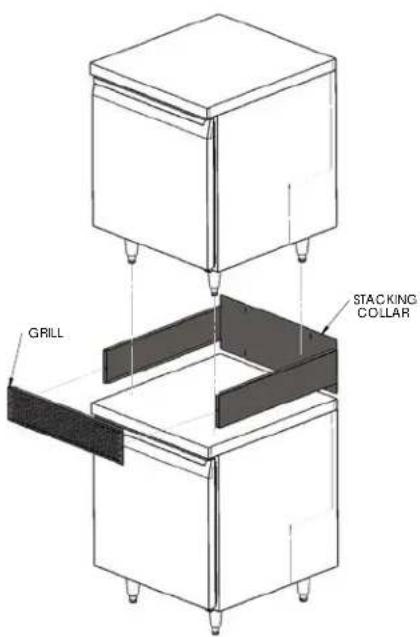 GRILL STACKING COLLAR