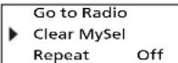 RCA Lyra RD2850 - Clear My Selections - 1