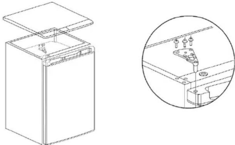 RUSSELL HOBBS RH55UCLF4B - Door Reversal - 2