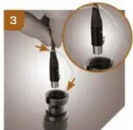 Auray CFC-610 - Install the replacement cable - 3