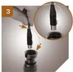 Auray CFC-610 - Install the replacement cable - 3