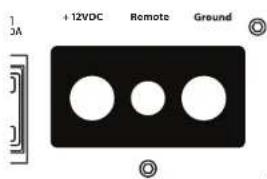 + 12VDC Remote Ground 3A