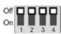 Marshall Electronics CV620-WI - Chapter 6 DIP Switch Setting - 1