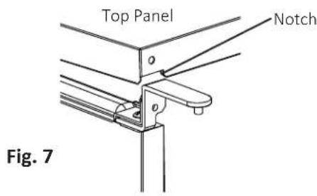 Top Panel Notch Fig. 7