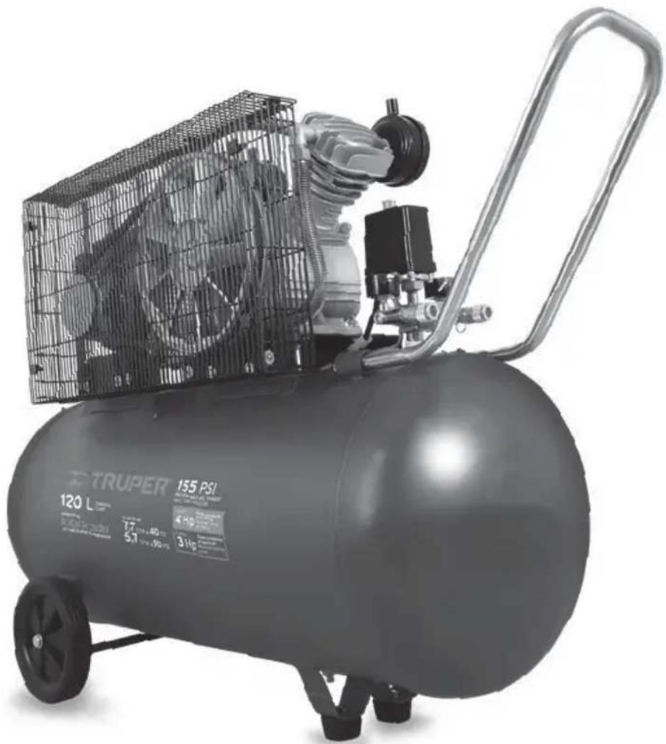 Truper COMP-120LH - Instructivo Compresor horizontal de banda - 2