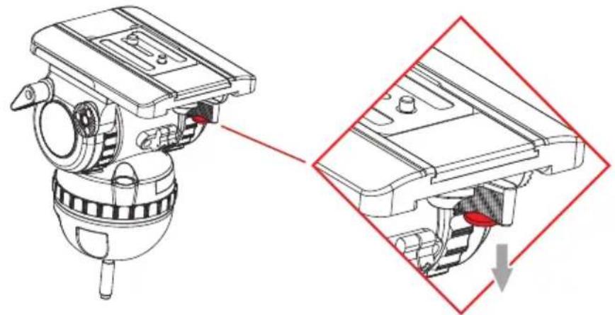 Camgear V35P - Mounting and Dismounting the Camera - 1