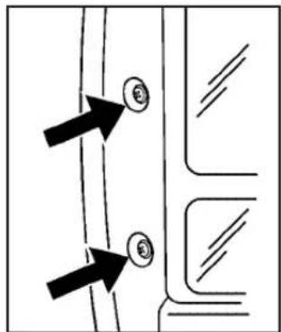 Diagram showing two circular components with arrows pointing to them, likely indicating directional or process flow.