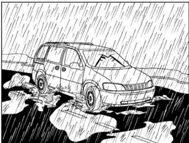 Saturn Relay (2006) - Driving in Rain and on Wet Roads - 1