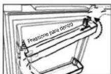 Kunft KDD4870N - Retire a prateleira da porta - 1