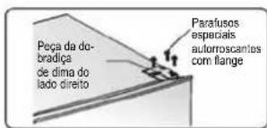 Peça da do-bradiga de dima do lado direto Parafusos especiais autorroscantes com flange