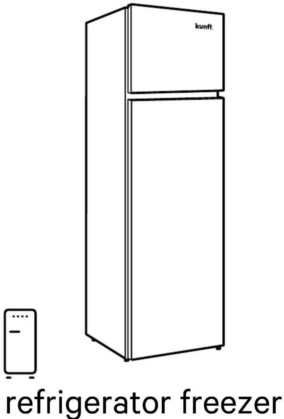 kunft. refrigerator freezer