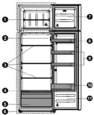 Kunft KDD4870N - Vista do aparelho - 1