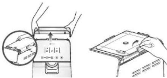 LG WHD71RB4RP - Cleaning the storage tank - 5