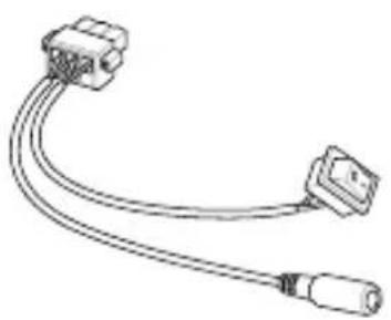 Line drawing of a USB cable with two connectors (no text or symbols)