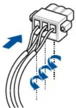 Pure electrical connector diagram without any text, numbers, or symbols