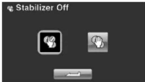 Stabilizer Off