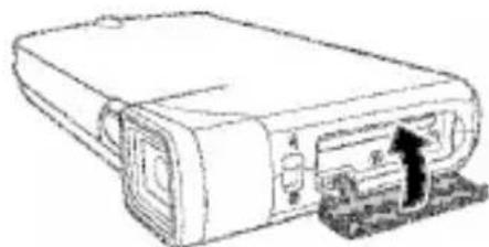 AGFA DV-1019 - Inserting an SD card - 3