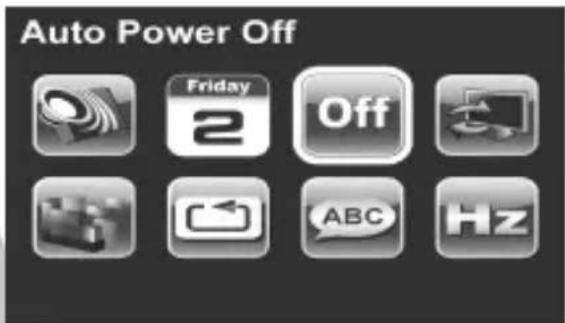 Auto Power Off Friday 2 Off Hz
