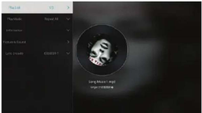 Play List Play Music Repeat All Information Picture & Sound Logic Inside ISO0019-1 Song Music 1.mp3 Super 240000000