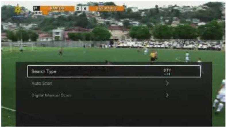 IP KINTOS D ED PAY.O Search Type DTY Auto Scan Digital Manual Scan