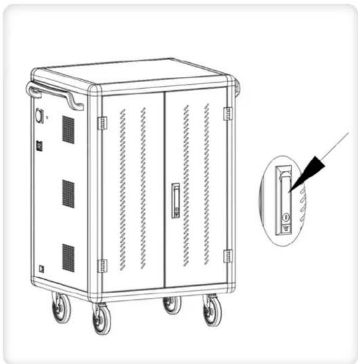Techly I-CABINET-30DTY - CHARGING OPERATION WITH ADAPTER - 1