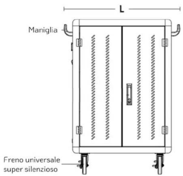 Maniglia Freno universale super silenzioso