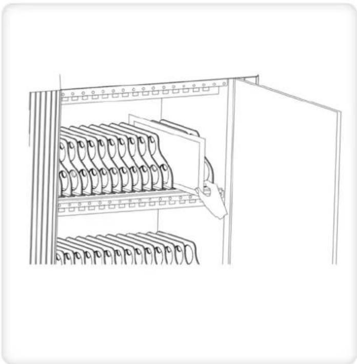 Techly I-CABINET-30DTY - CHARGING OPERATION WITH ADAPTER - 8
