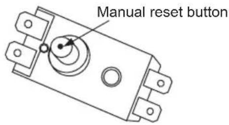 Manual reset button