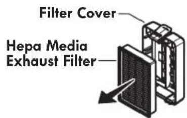 KENMORE 125.31140610 - EXHAUST FILTER STYLE EF-9 - 2